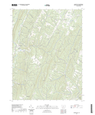 United States Geological Survey Chaneysville, PA (2023, 24000-Scale) digital map
