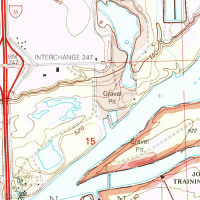 United States Geological Survey Channahon, IL (1999, 24000-Scale) digital map