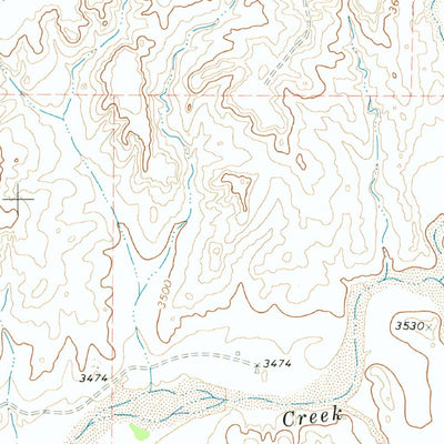 United States Geological Survey Channing NW, TX (1971, 24000-Scale) digital map