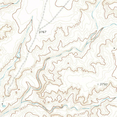 United States Geological Survey Channing, TX (1971, 24000-Scale) digital map