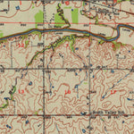 United States Geological Survey Chanute, KS (1951, 62500-Scale) digital map