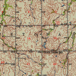 United States Geological Survey Chanute, KS (1951, 62500-Scale) digital map