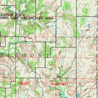 United States Geological Survey Chanute, KS (1990, 100000-Scale) digital map