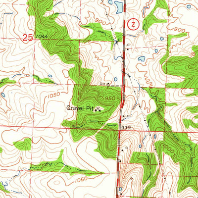 United States Geological Survey Chapel Hill, MO (1963, 24000-Scale) digital map