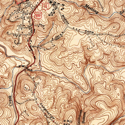 United States Geological Survey Chapel Hill, NC (1947, 31680-Scale) digital map