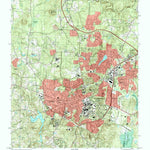 United States Geological Survey Chapel Hill, NC (1993, 24000-Scale) digital map