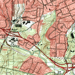 United States Geological Survey Chapel Hill, NC (1993, 24000-Scale) digital map