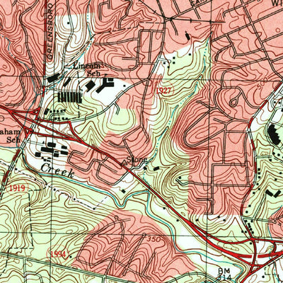 United States Geological Survey Chapel Hill, NC (1993, 24000-Scale) digital map