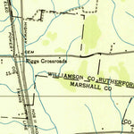 United States Geological Survey Chapel Hill, TN (1936, 24000-Scale) digital map