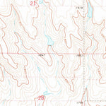 United States Geological Survey Chapelle Lake NW, SD (1973, 24000-Scale) digital map