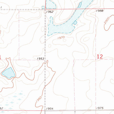 United States Geological Survey Chapelle Lake, SD (1973, 24000-Scale) digital map