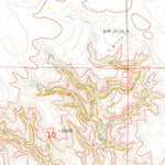 United States Geological Survey Chapelle Lake SE, SD (1973, 24000-Scale) digital map