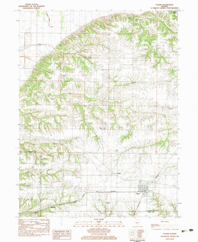 United States Geological Survey Chapin, IL (1983, 24000-Scale) digital map