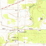 United States Geological Survey Chapin, MI (1974, 24000-Scale) digital map
