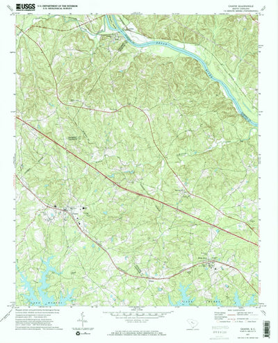 United States Geological Survey Chapin, SC (1971, 24000-Scale) digital map