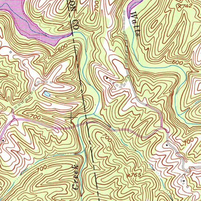 United States Geological Survey Chaplin, KY (1972, 24000-Scale) digital map