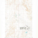 United States Geological Survey Chapman Coulee NE, MT (1969, 24000-Scale) digital map