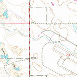 United States Geological Survey Chapman Coulee NE, MT (1969, 24000-Scale) digital map