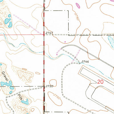 United States Geological Survey Chapman Coulee NE, MT (1969, 24000-Scale) digital map