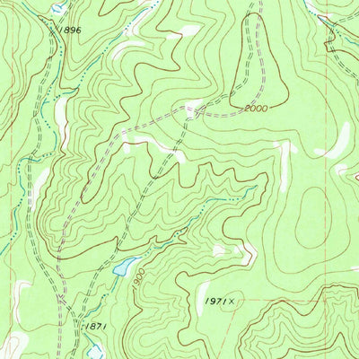 United States Geological Survey Chapman Draw, TX (1970, 24000-Scale) digital map