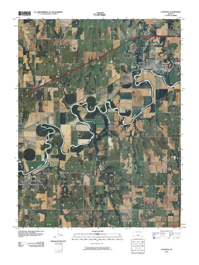United States Geological Survey Chapman, KS (2009, 24000-Scale) digital map