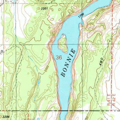 United States Geological Survey Chapman Lake, WA (1980, 24000-Scale) digital map