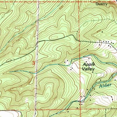 United States Geological Survey Chapman, OR (1990, 24000-Scale) digital map