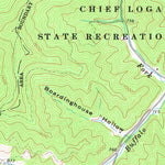 United States Geological Survey Chapmanville, WV (1963, 24000-Scale) digital map