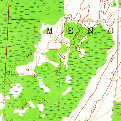 United States Geological Survey Chappee Rapids, MI-WI (1963, 24000-Scale) digital map