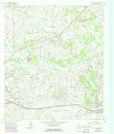 United States Geological Survey Chappell Hill, TX (1963, 24000-Scale) digital map