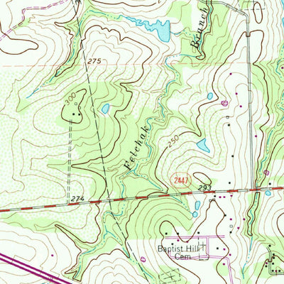 United States Geological Survey Chappell Hill, TX (1963, 24000-Scale) digital map