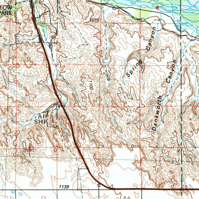 United States Geological Survey Chappell, NE-CO (1985, 100000-Scale) digital map