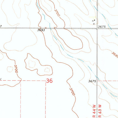 United States Geological Survey Chappell SE, NE-CO (1961, 24000-Scale) digital map