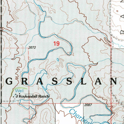 United States Geological Survey Charbonneau, ND (1997, 24000-Scale) digital map