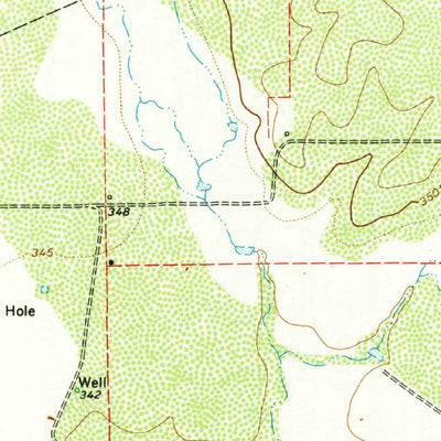 United States Geological Survey Charco Marrano Creek, TX (1974, 24000-Scale) digital map