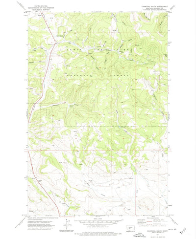 United States Geological Survey Charcoal Gulch, MT (1971, 24000-Scale) digital map