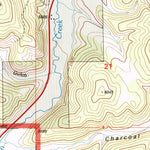 United States Geological Survey Charcoal Gulch, MT (1995, 24000-Scale) digital map