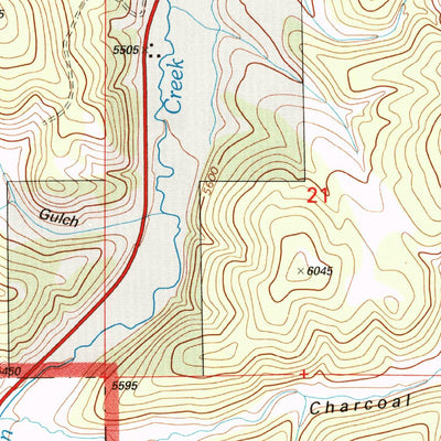 United States Geological Survey Charcoal Gulch, MT (1995, 24000-Scale) digital map