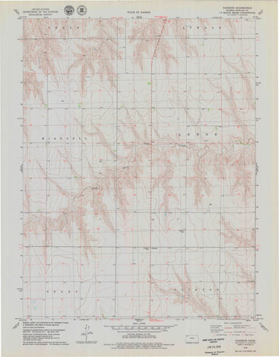 United States Geological Survey Chardon, KS (1978, 24000-Scale) digital map