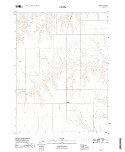 United States Geological Survey Chardon, KS (2022, 24000-Scale) digital map