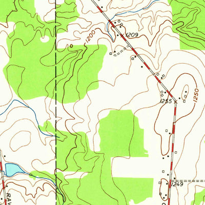 United States Geological Survey Chardon, OH (1953, 24000-Scale) digital map