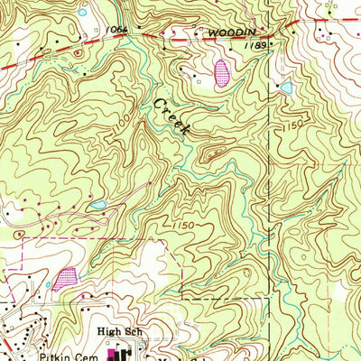 United States Geological Survey Chardon, OH (1966, 24000-Scale) digital map