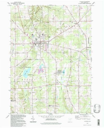 United States Geological Survey Chardon, OH (1994, 24000-Scale) digital map