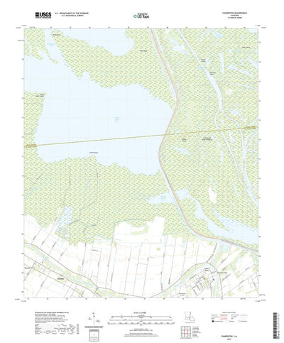 United States Geological Survey Charenton, LA (2020, 24000-Scale) digital map