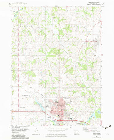 United States Geological Survey Chariton, IA (1982, 24000-Scale) digital map