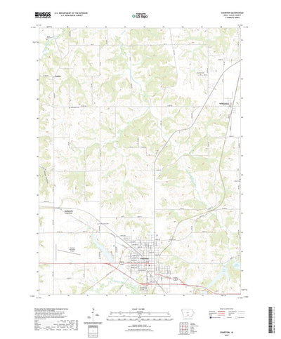 United States Geological Survey Chariton, IA (2022, 24000-Scale) digital map
