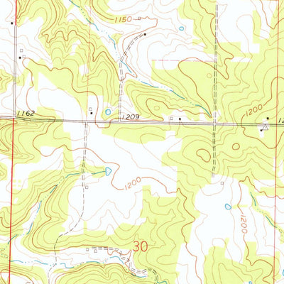 United States Geological Survey Charity, MO (1961, 24000-Scale) digital map