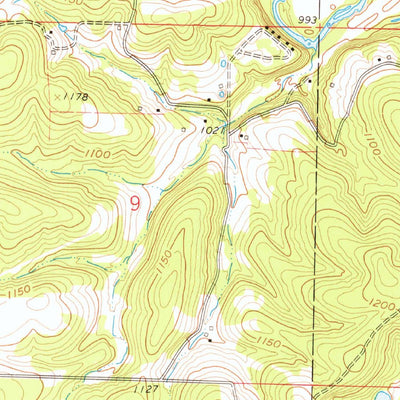 United States Geological Survey Charity, MO (1961, 24000-Scale) digital map