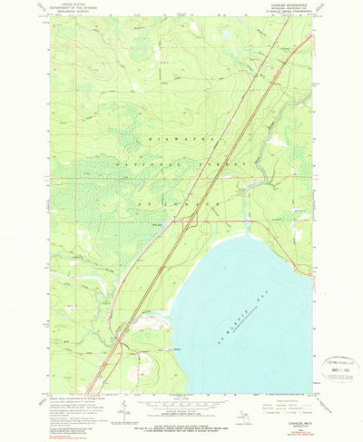 United States Geological Survey Charles, MI (1964, 24000-Scale) digital map