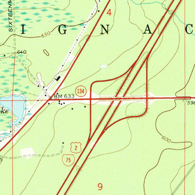 United States Geological Survey Charles, MI (1964, 24000-Scale) digital map